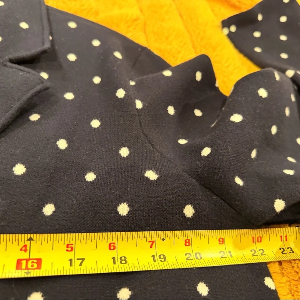 Navy Polka Dot Women's Blazer - Picture 6 of 9